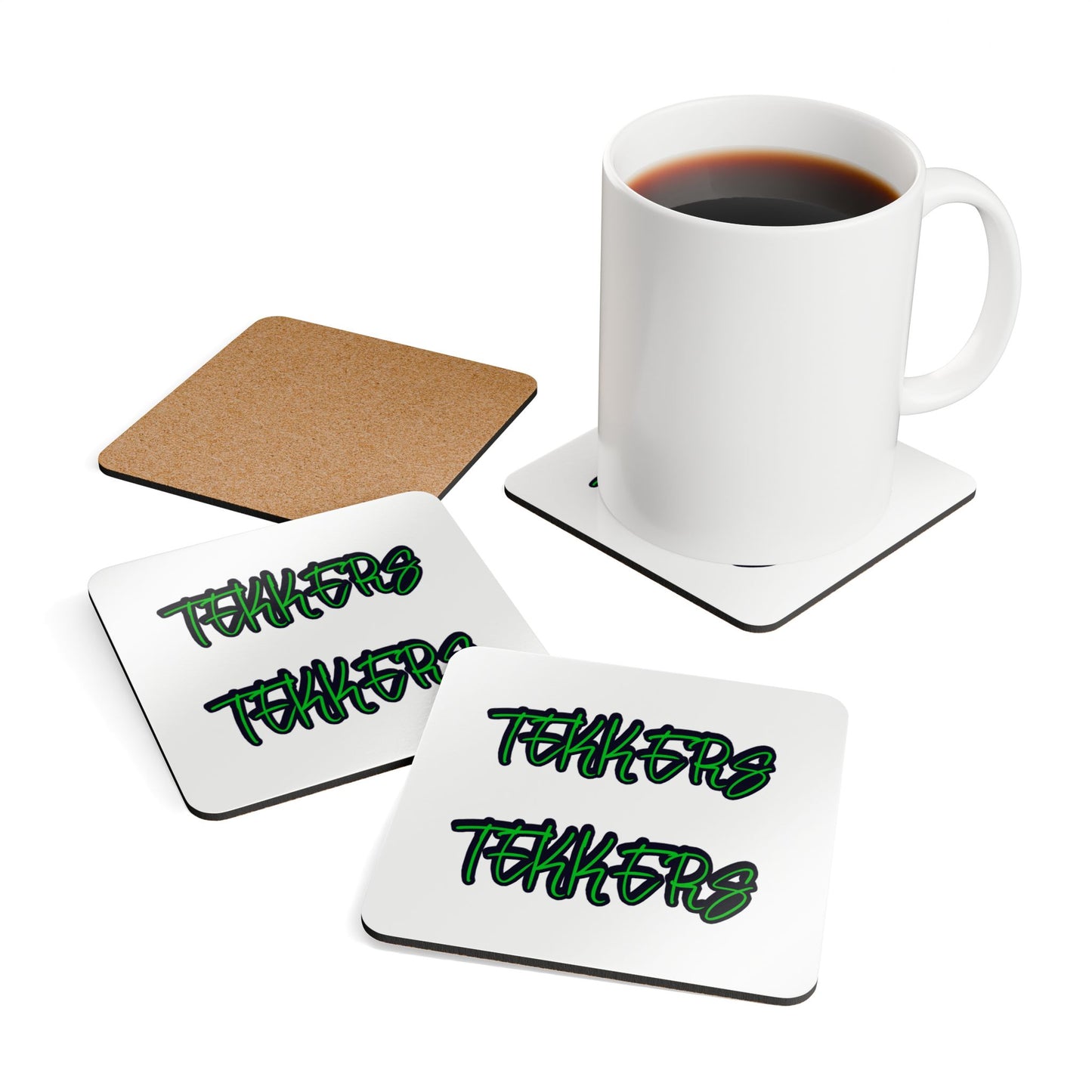 Tekkers Corkwood Coaster Set