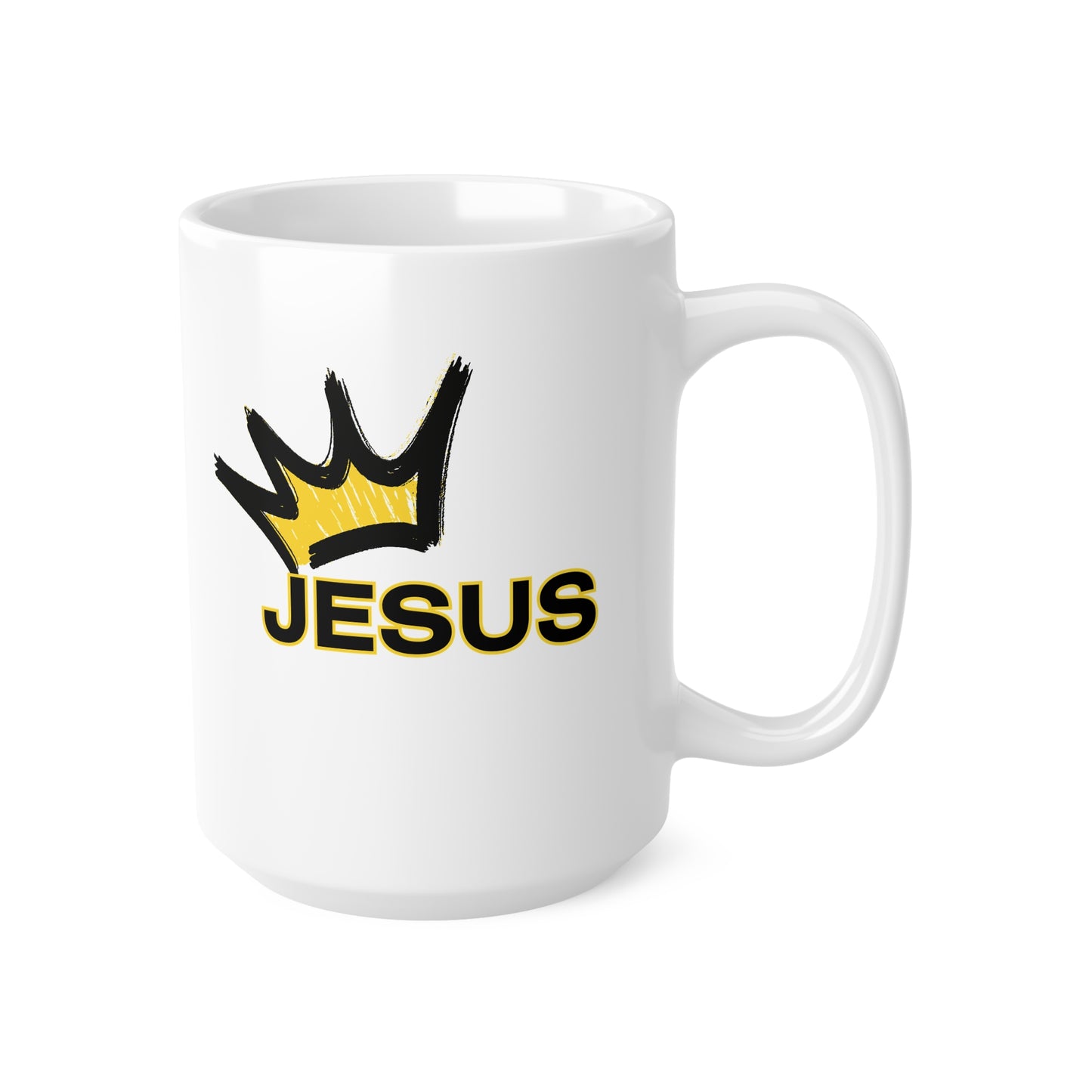 Jesus Is King (1) Ceramic Coffee Cup, 15oz