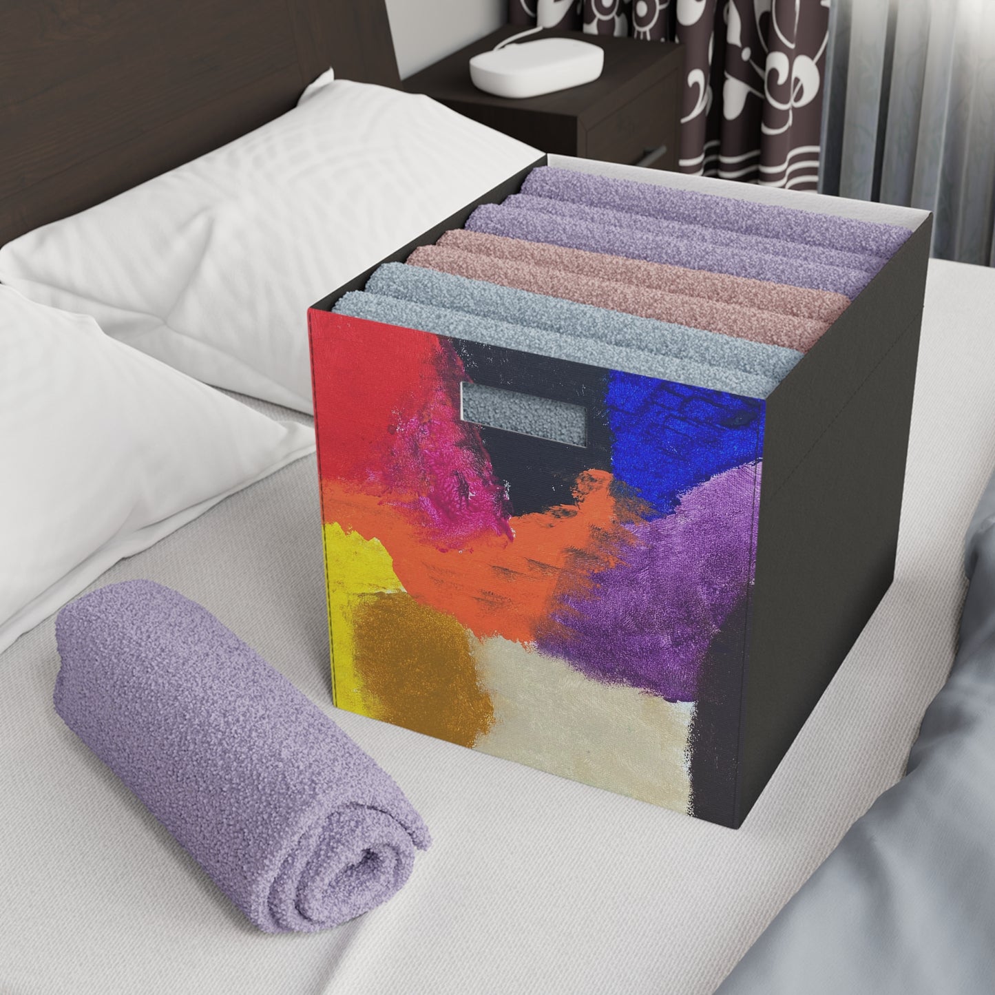 Thru A Rough Patch Felt Storage Box