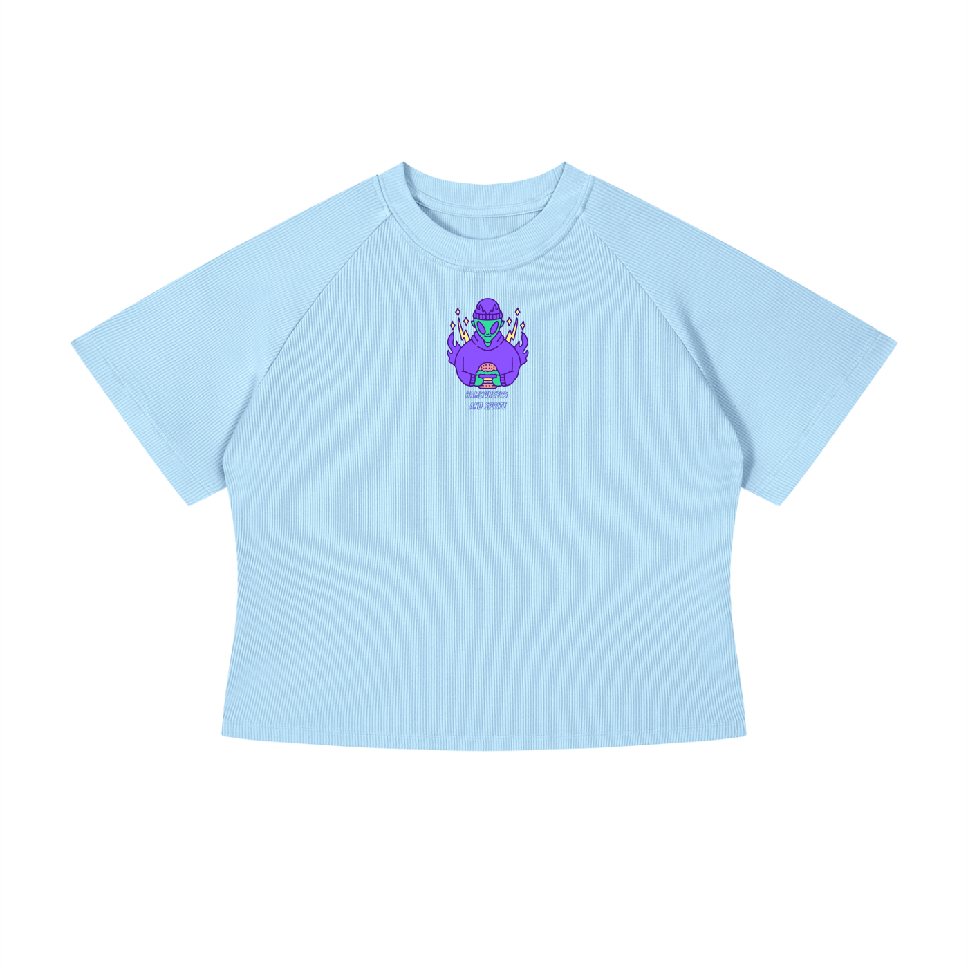 Hamburgers & Sprite (J Hope) Crop T-Shirt