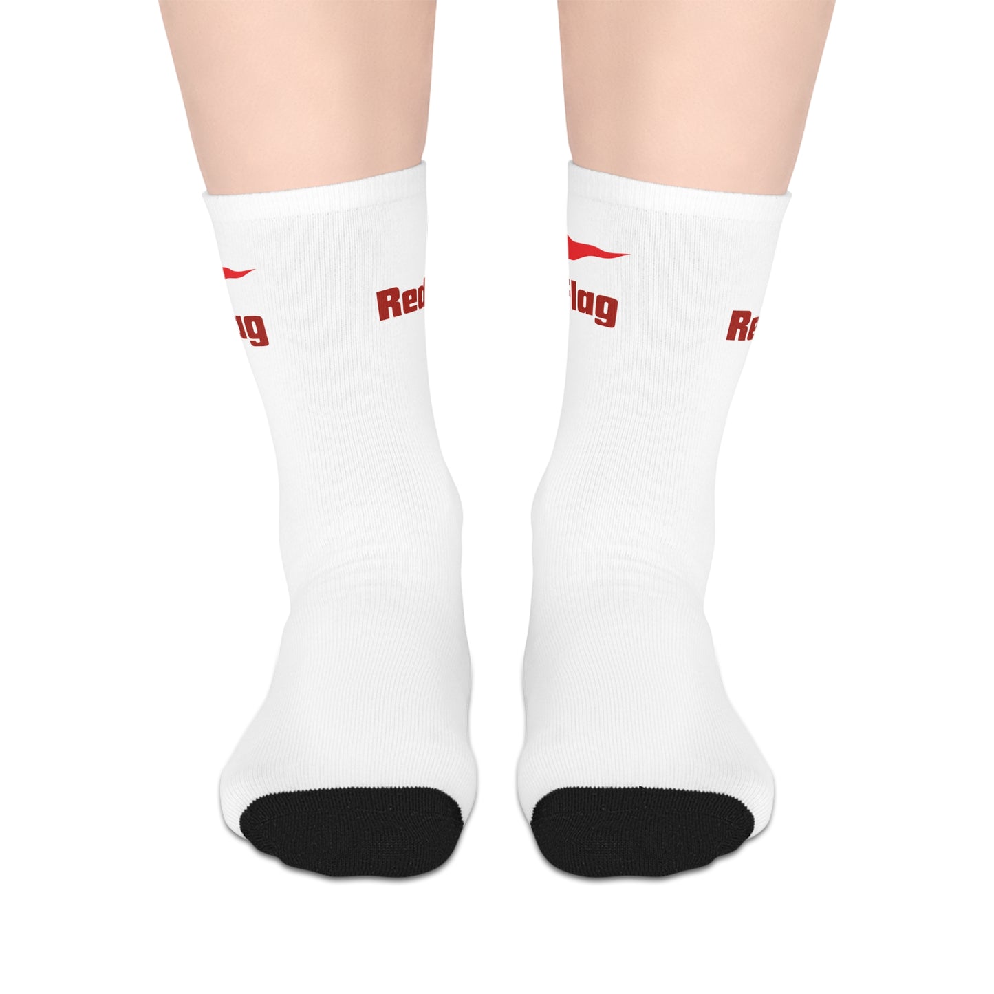 Red Flag (1) Mid-length Socks