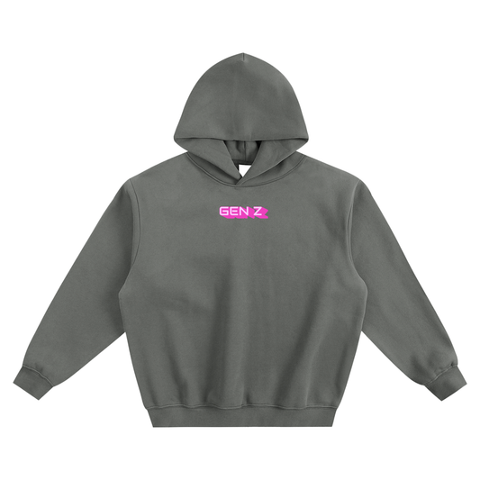 Gen Z Fleeced Boxy Hoodie