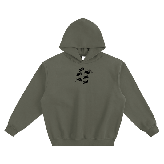 Jin Fleeced Boxy Hoodie