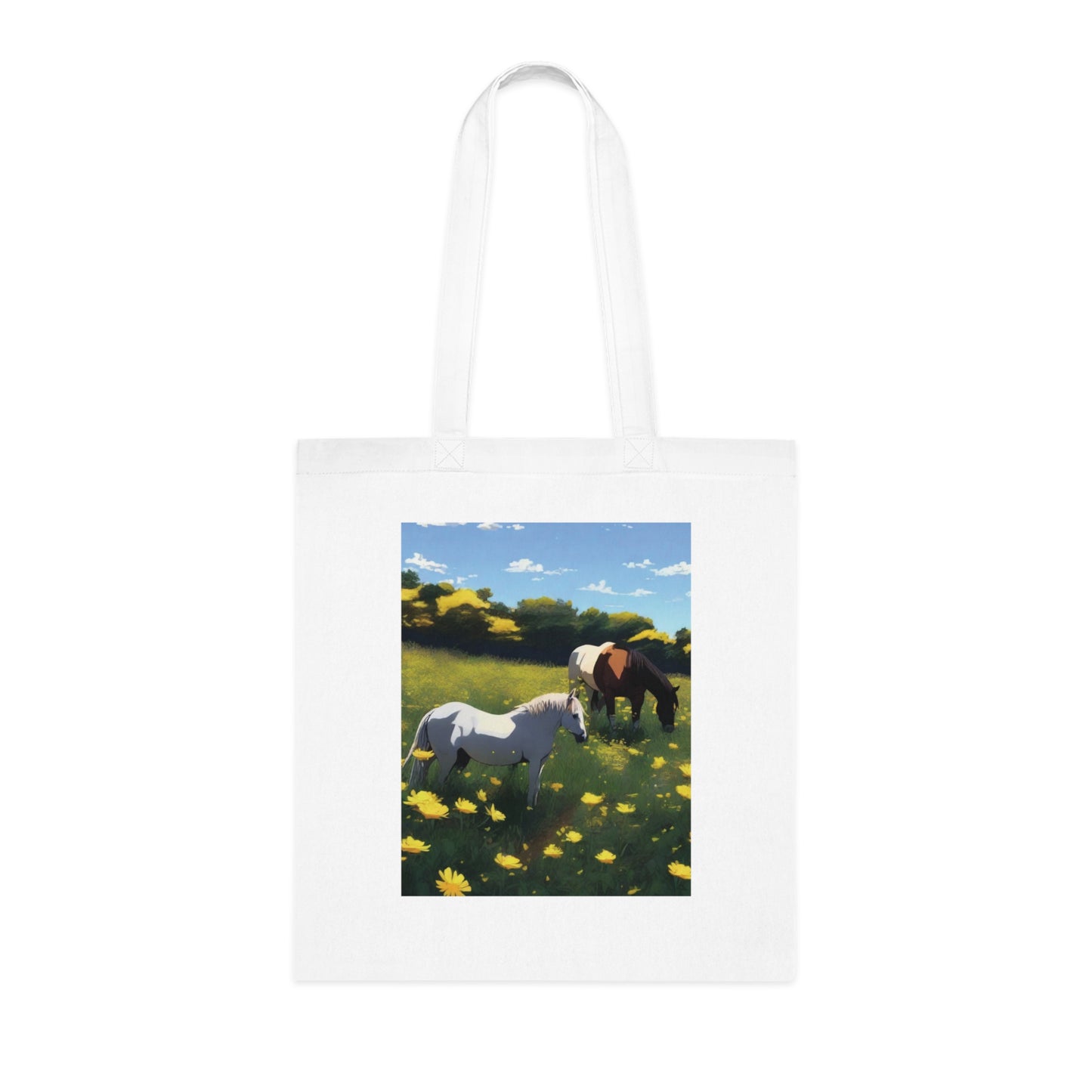 Horsing Cotton Tote
