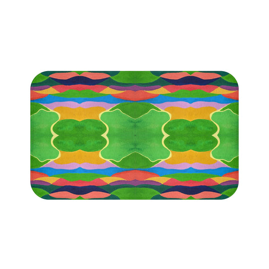 Ice Melt Human Wuz Here Bath Mat