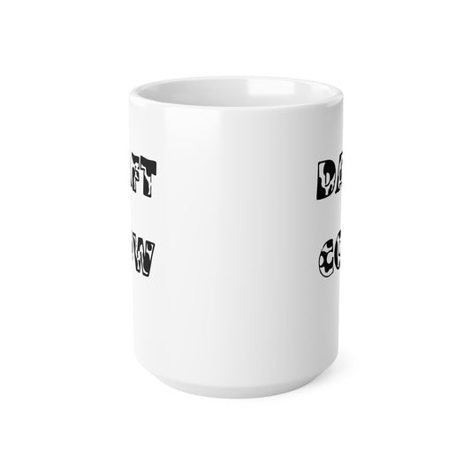 Daft Cow Ceramic Coffee Cup, 15oz