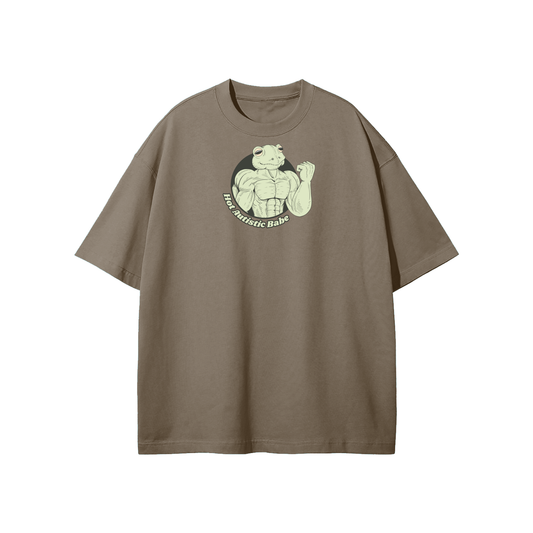 Hot Autistic Babe (1) Streetwear Heavyweight Loose Fit T-Shirt