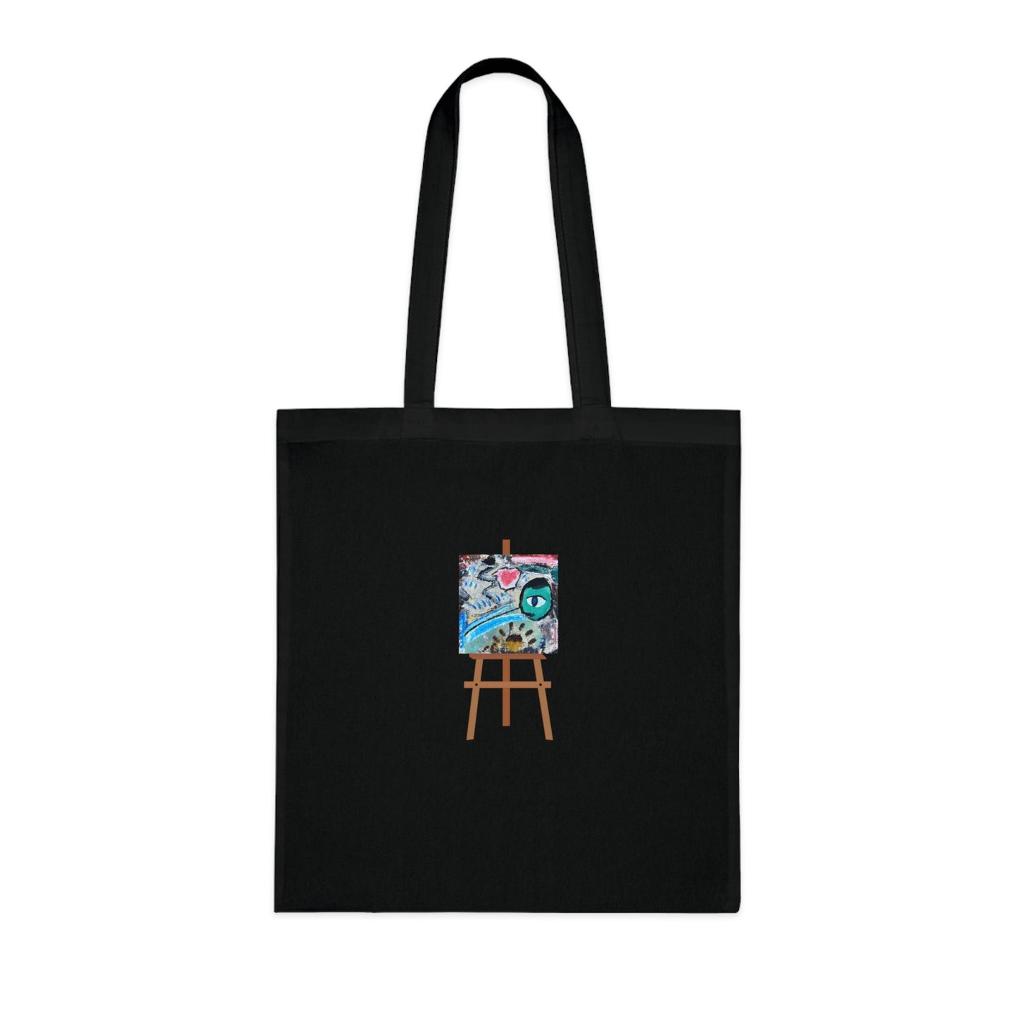 Heartscratcher (Easel) Cotton Tote