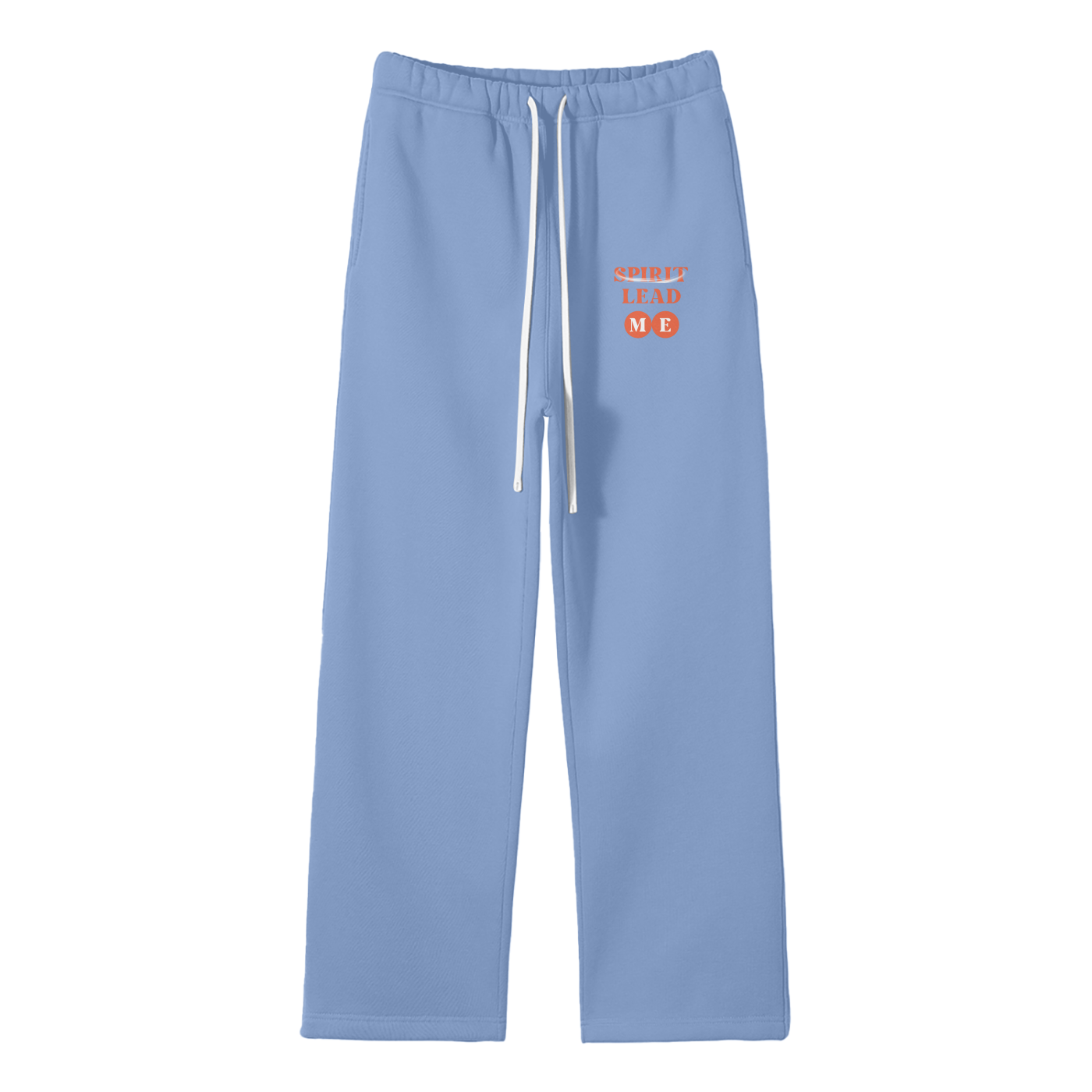 Spirit Lead Me Streetwear Fleece Straight Leg Pants
