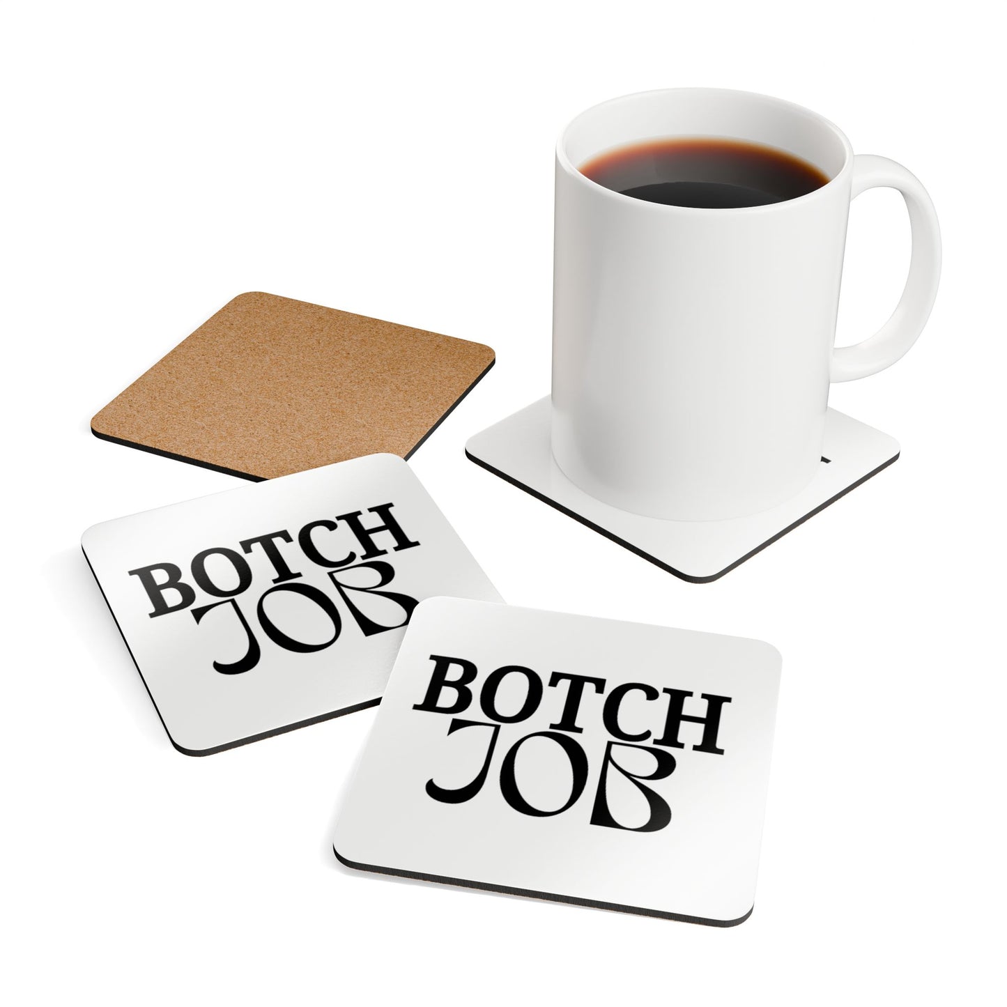 Botch Job Corkwood Coaster Set