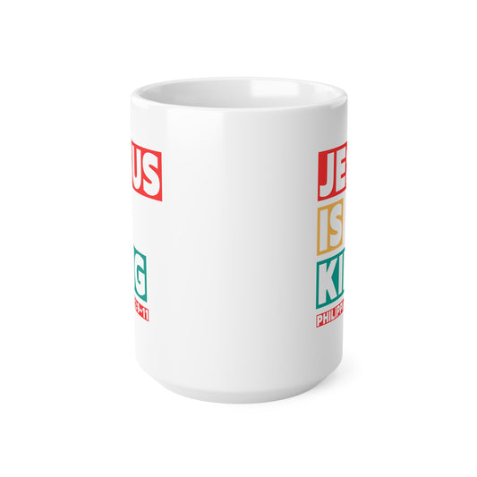 Jesus Is King Philippians 29 (1) Ceramic Coffee Cup, 15oz