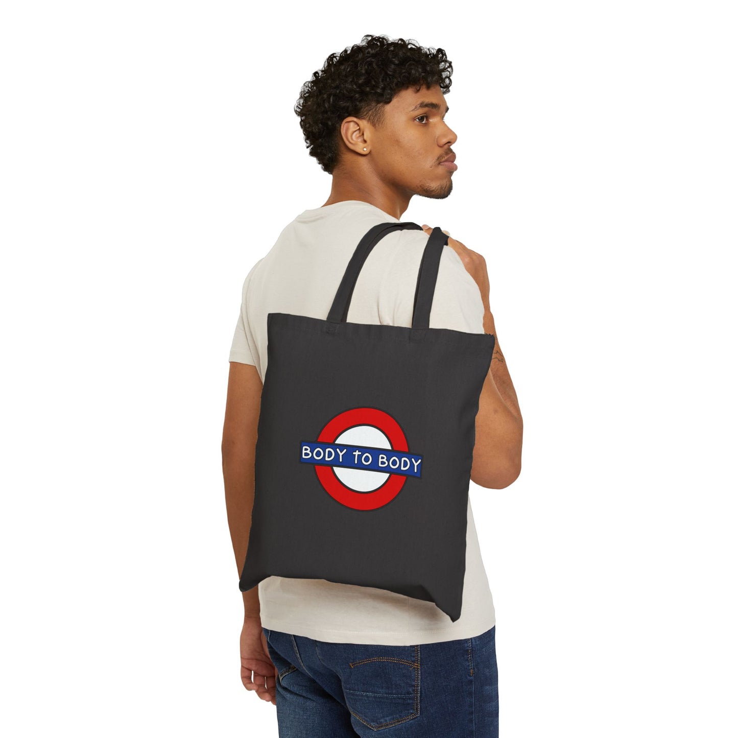 Body To Body (Underground) Cotton Canvas Tote Bag