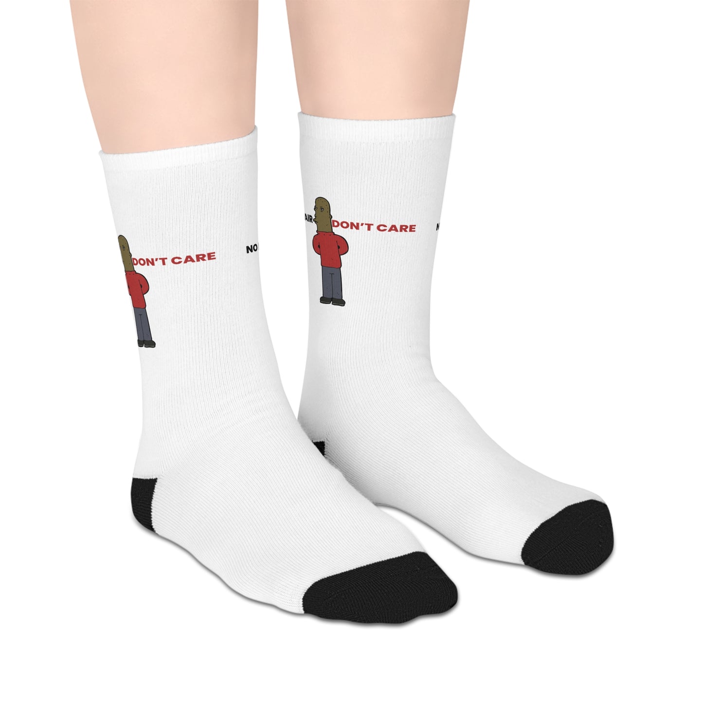 No Hair Don't Care (5) Mid-length Socks