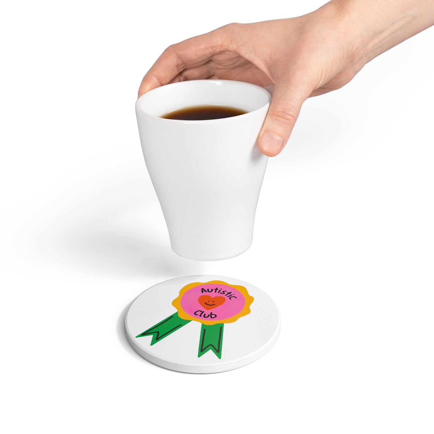 Autistic Club (1) Ceramic Coaster