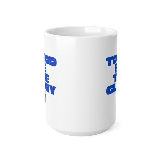 To God Be The Glory Ceramic Coffee Cup, 15oz