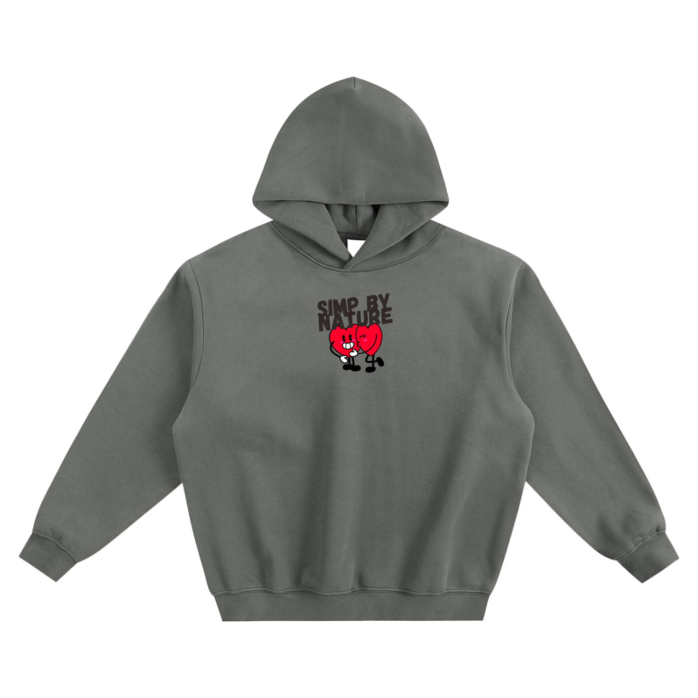 Simp By Nature Fleeced Boxy Hoodie