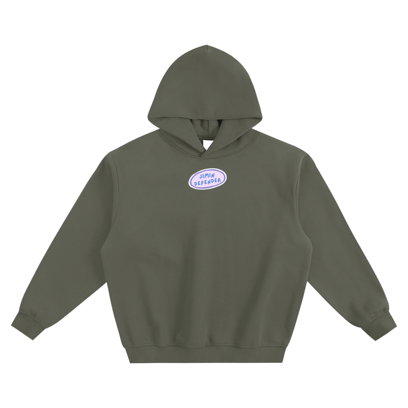 Jimin Defender Fleeced Boxy Hoodie