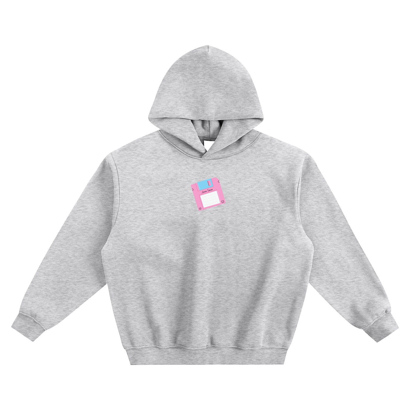 Jesus Saves Fleeced Boxy Hoodie