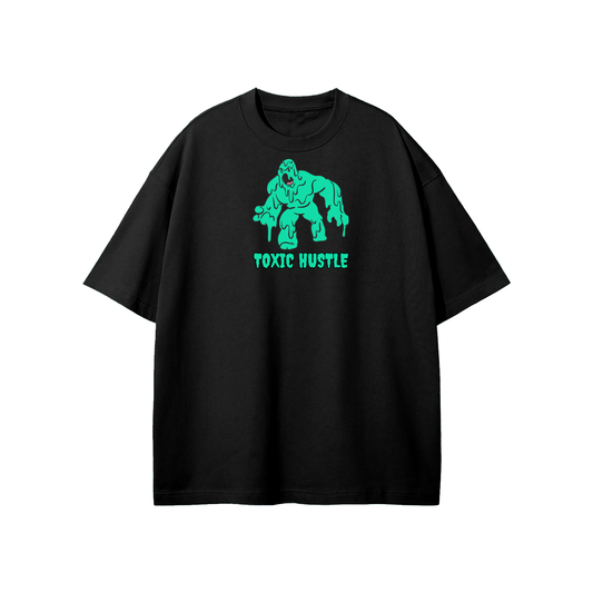 Toxic Hustle (Ghoul) Streetwear Heavyweight Loose Fit T-Shirt