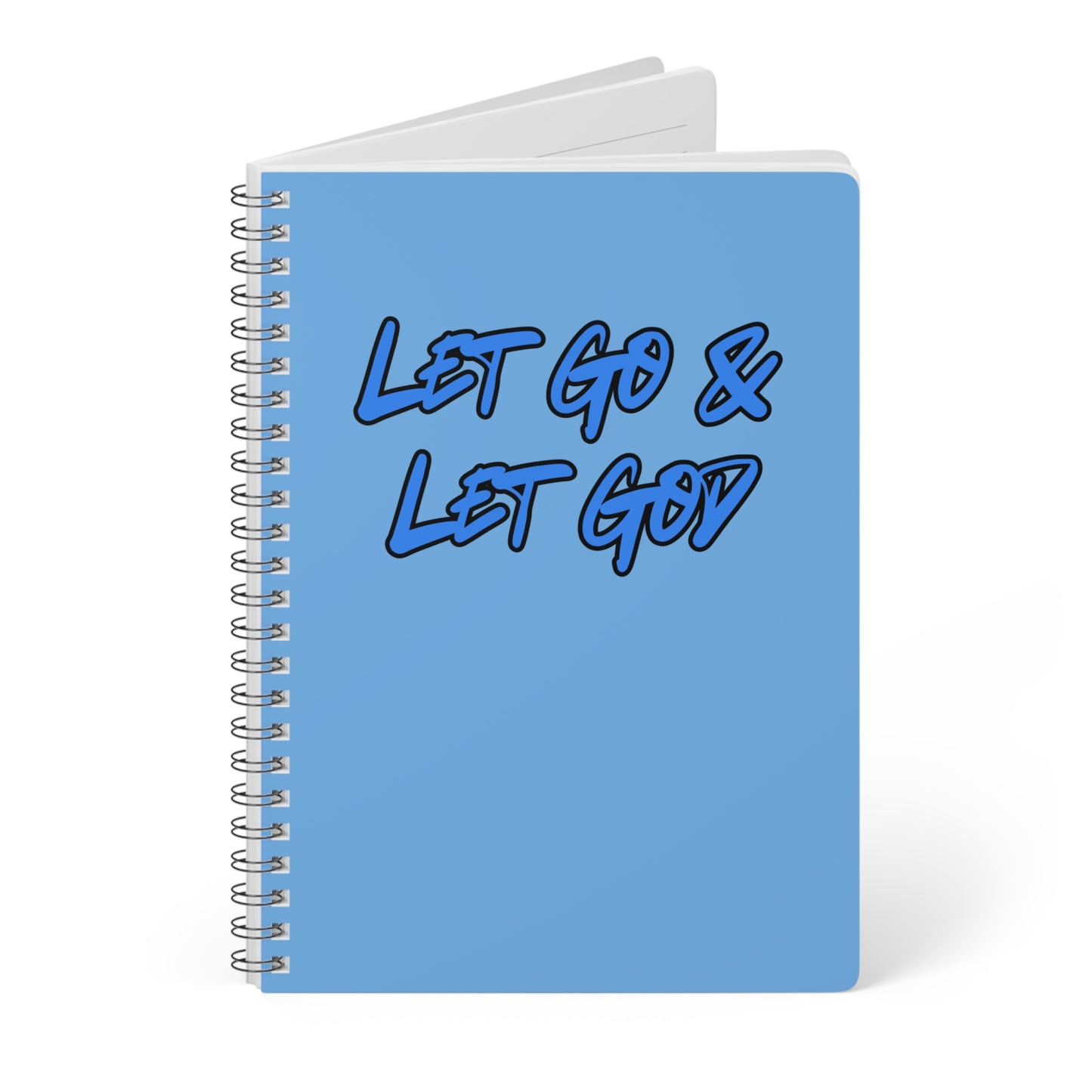 Let Go & Let God Wirobound Softcover Notebook, A5