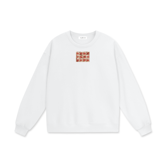 Jin's Lips Heavyweight Drop Shoulder Sweatshirt