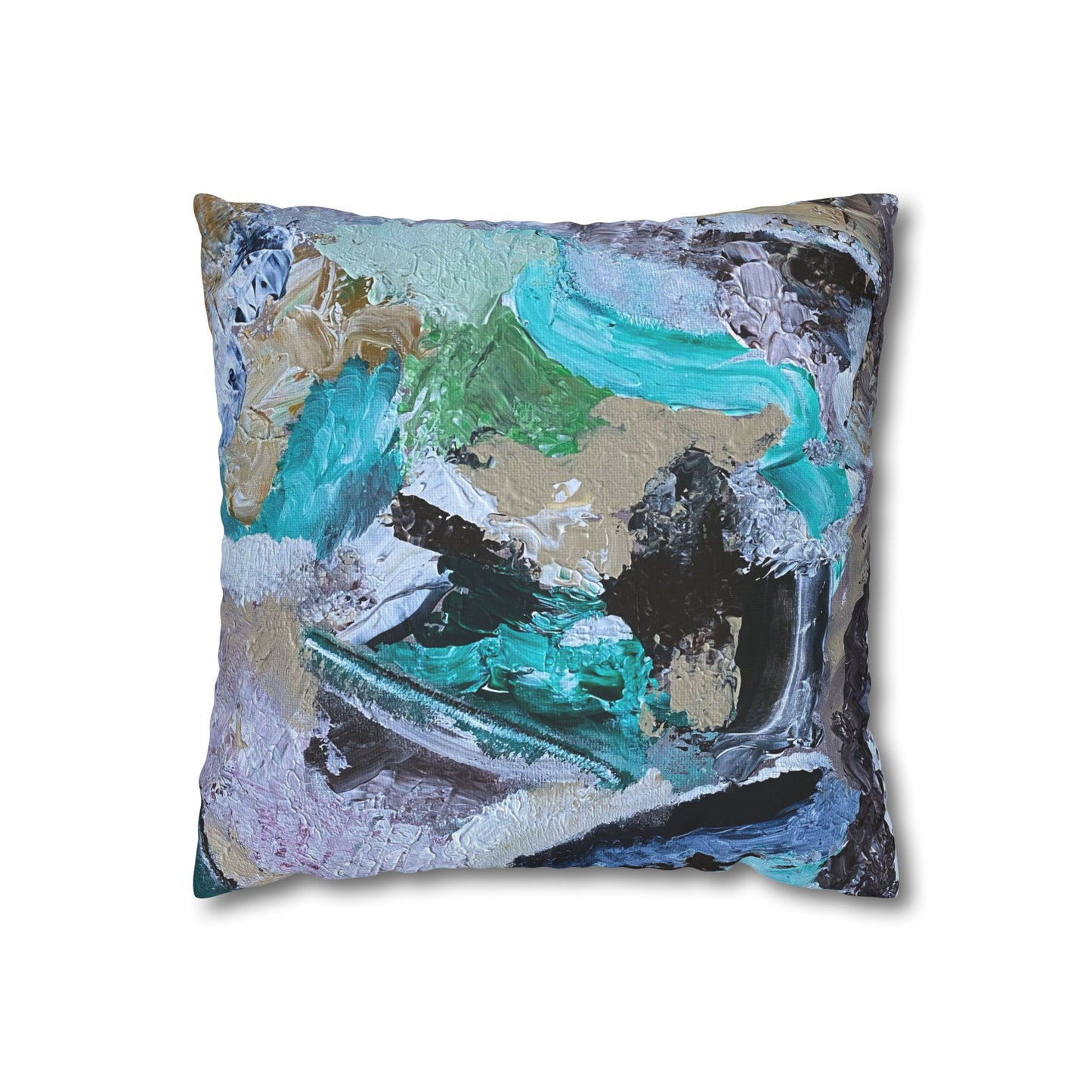 Bozo Island Square Poly Canvas Pillowcase