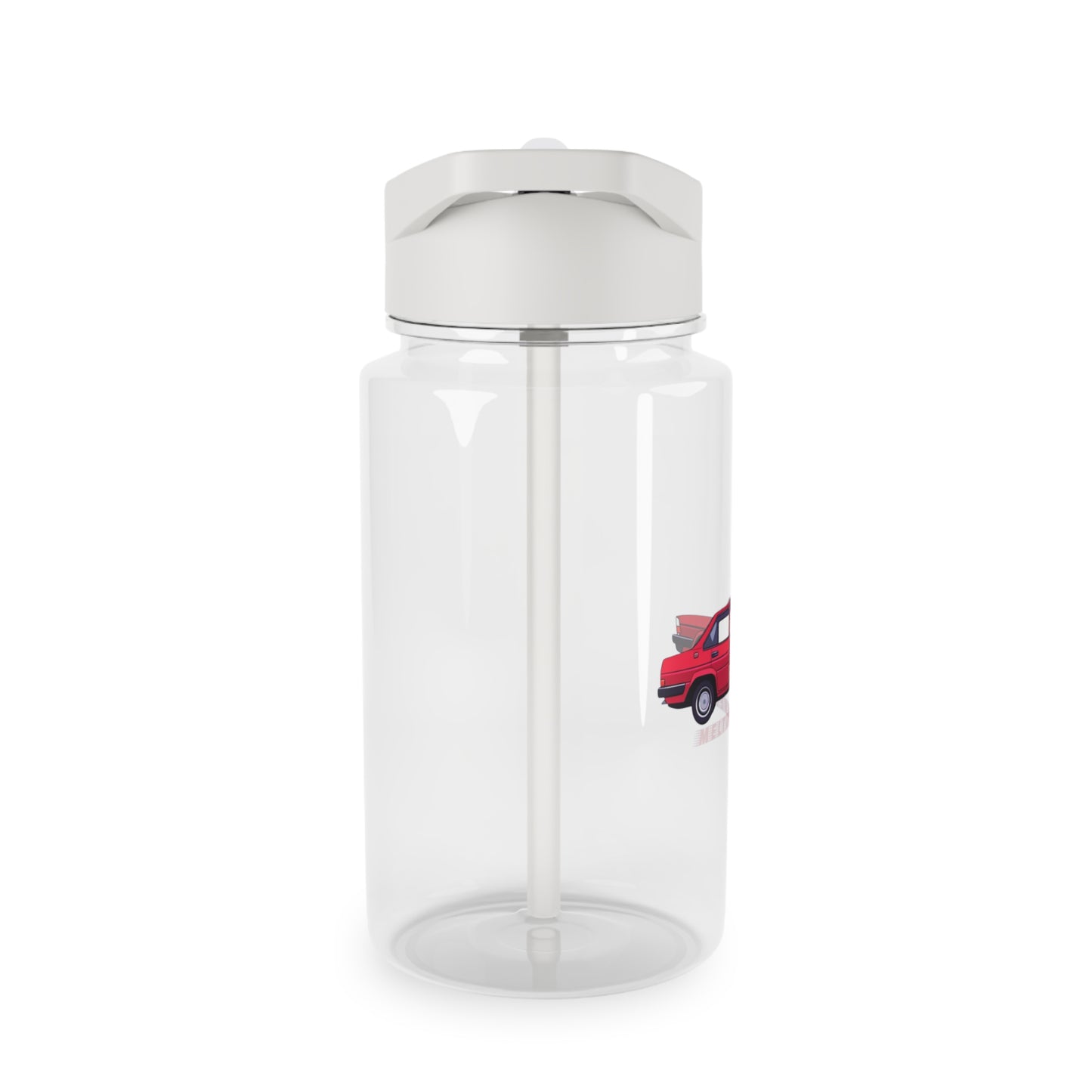 Red Meltdownerz Car Tritan Water Bottle