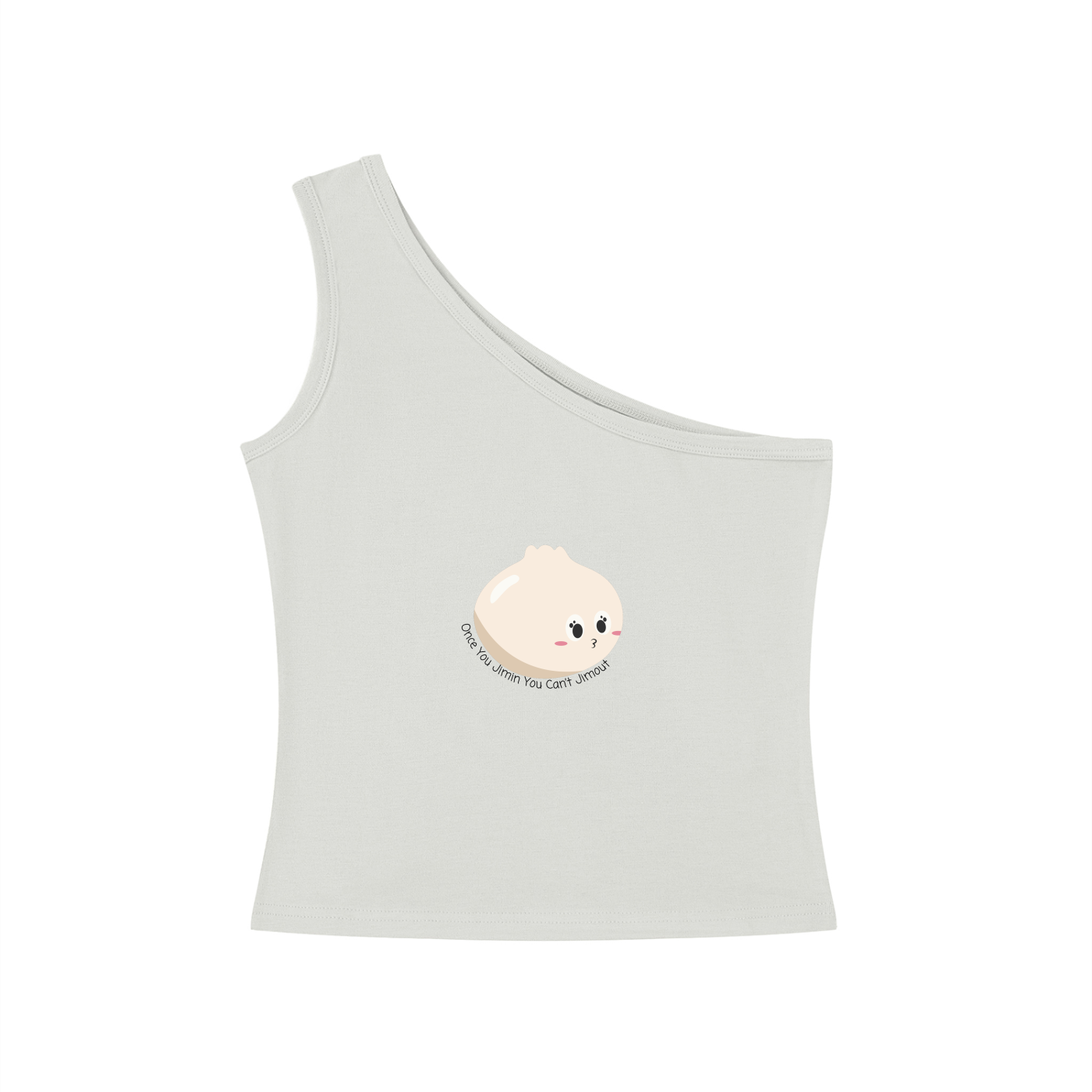 Once You Jimin You Can't Jimout One-Shoulder Crop T-Shirt