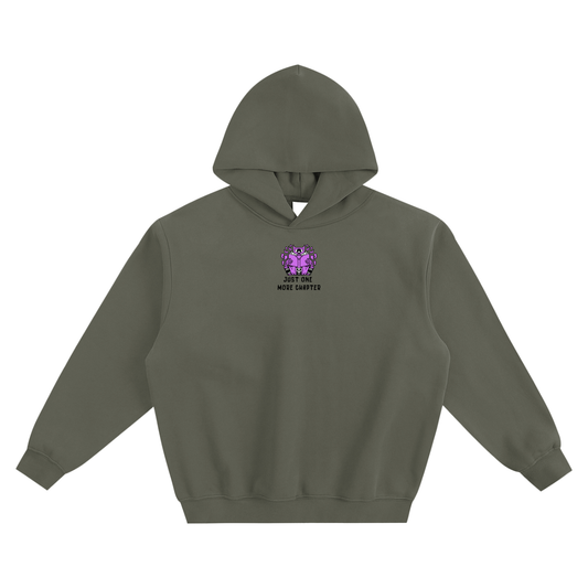 Just One More Chapter Fleeced Boxy Hoodie