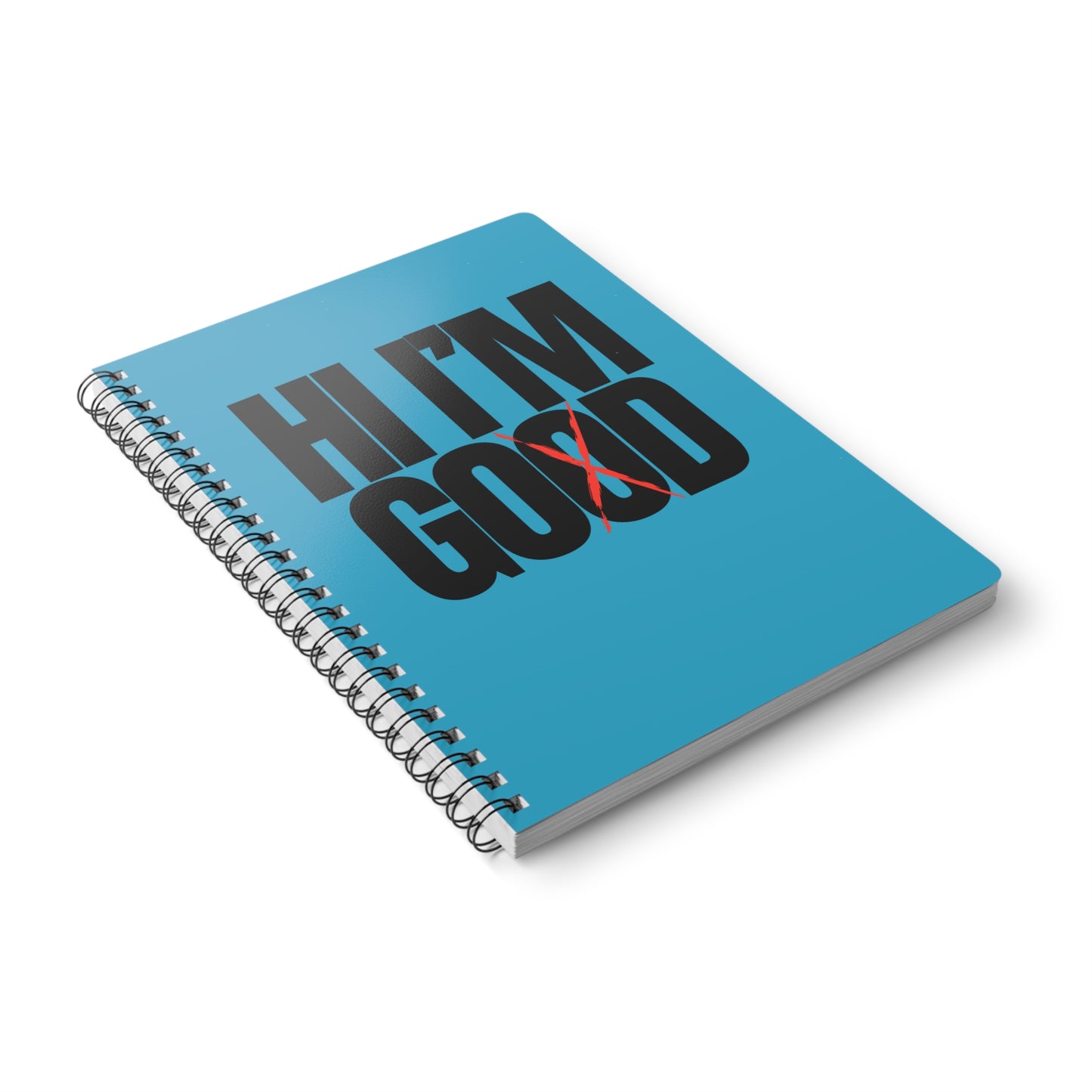 Hi I'm God (1) Wirobound Softcover Notebook, A5