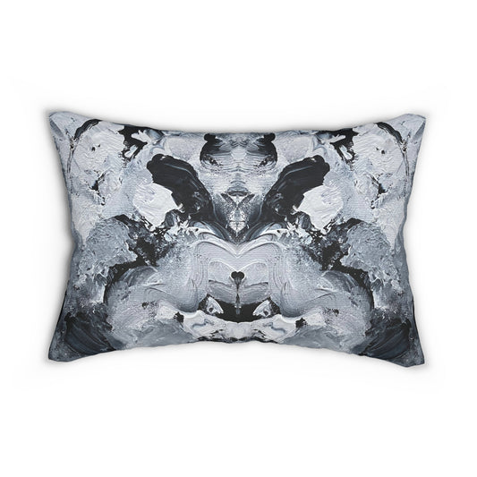 Onyx Moron Spun Polyester Lumbar Pillow