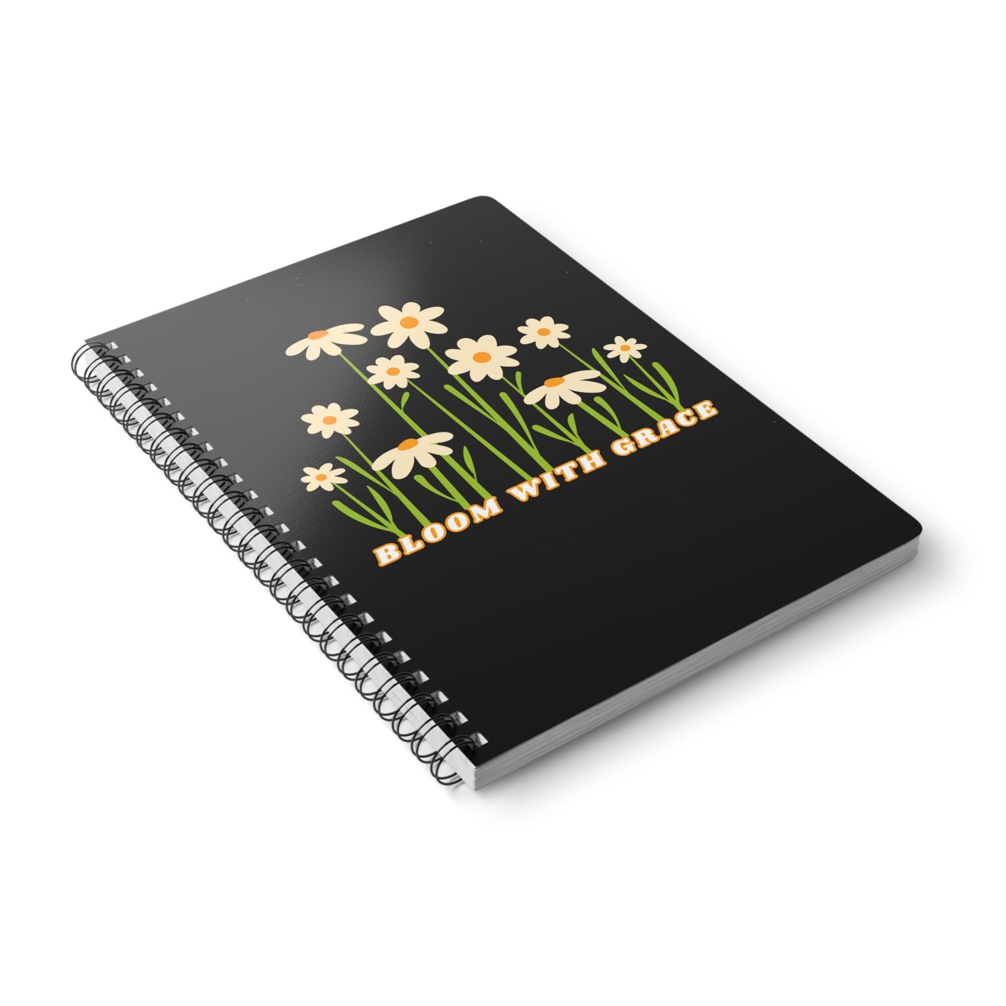 Bloom With Grace (1) Wirobound Softcover Notebook, A5
