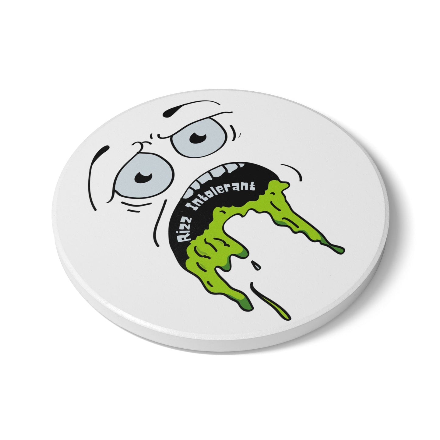Rizz Intolerant Ceramic Coaster