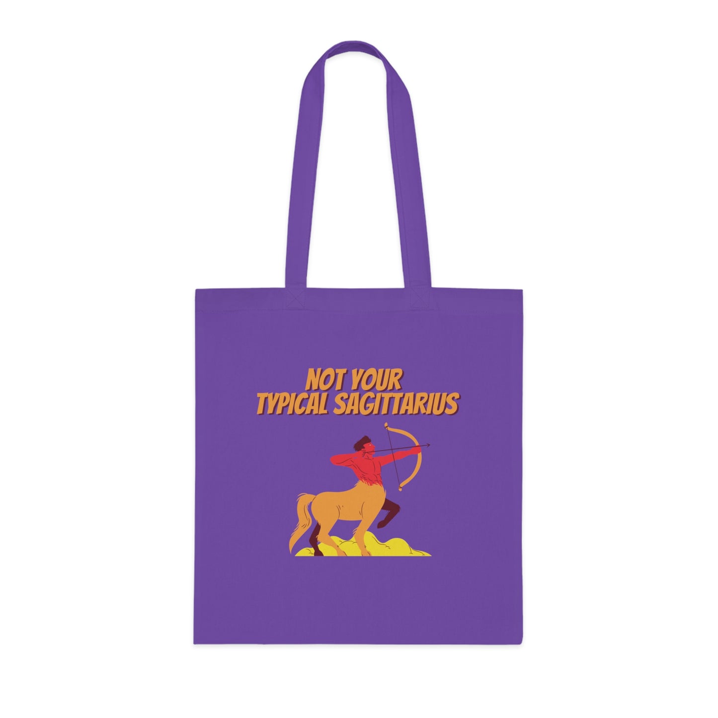 Not Your Typical Sagittarius Cotton Tote