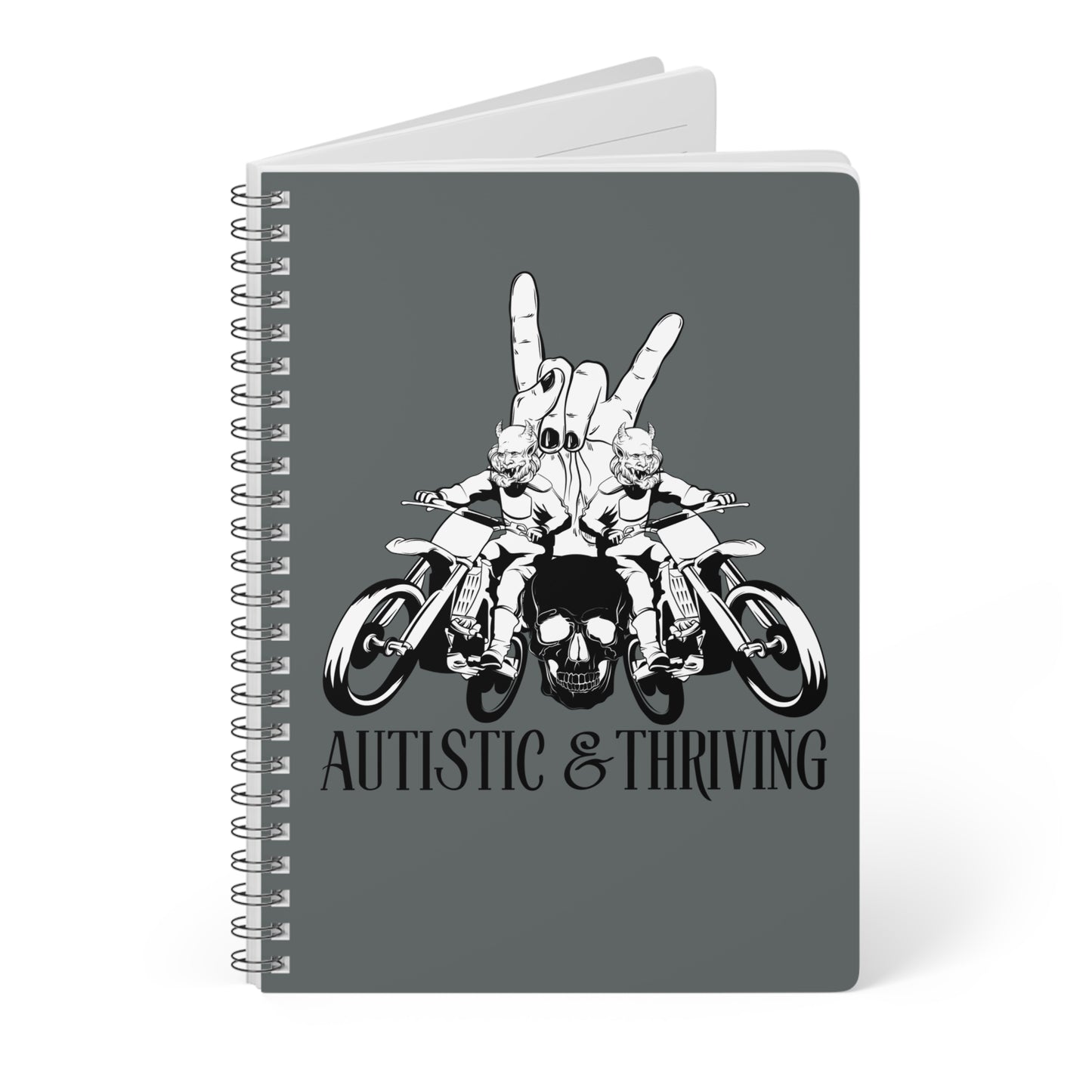 Autistic & Thriving Wirobound Softcover Notebook, A5