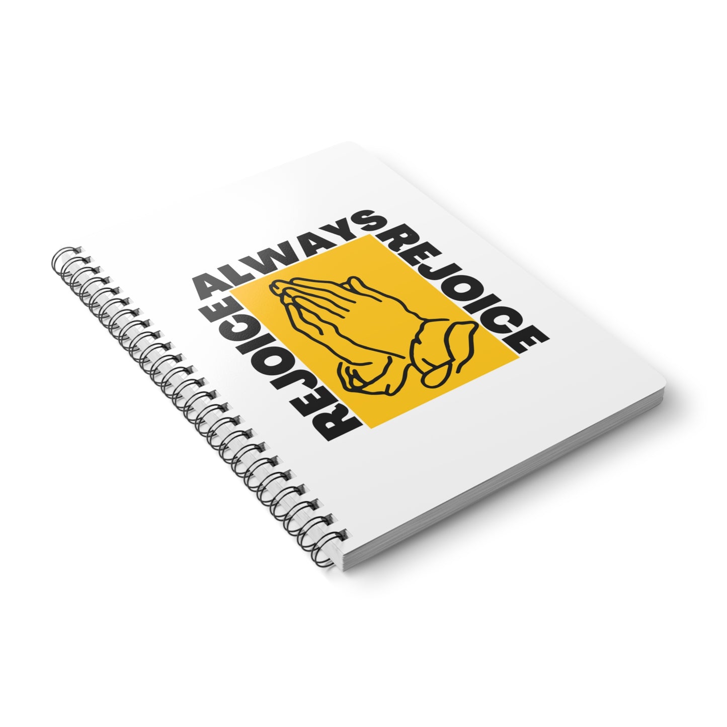 Always Rejoice (1) Wirobound Softcover Notebook, A5