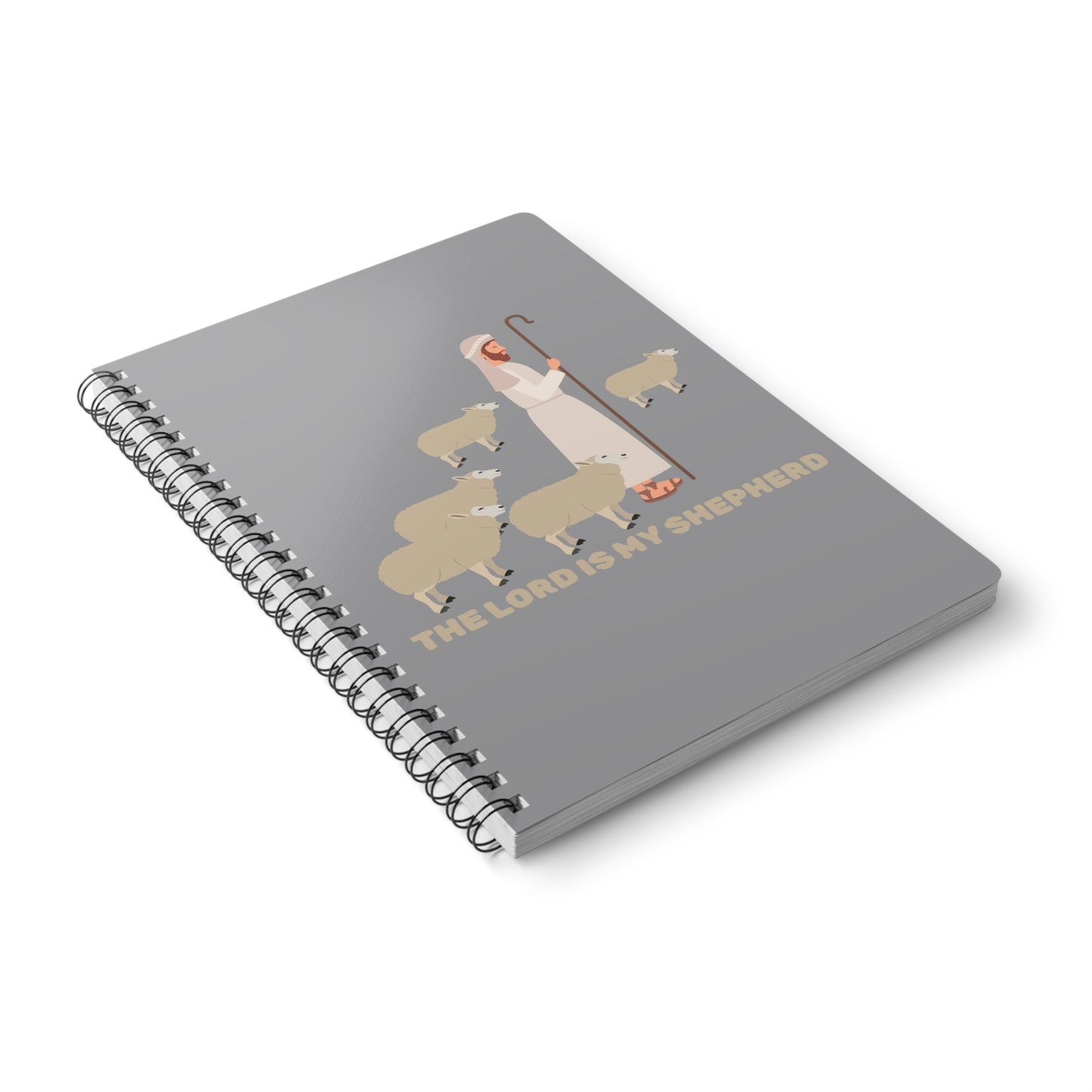 The Lord Is My Shepherd (1) Wirobound Softcover Notebook, A5