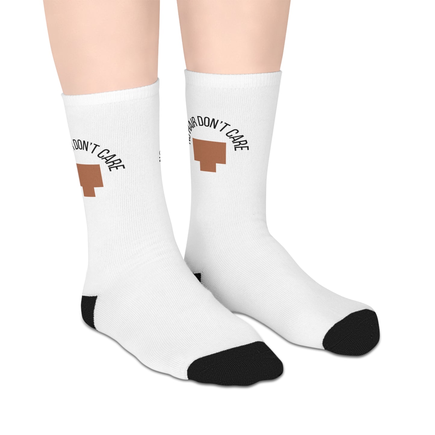 No Hair Don't Care (2) Mid-length Socks