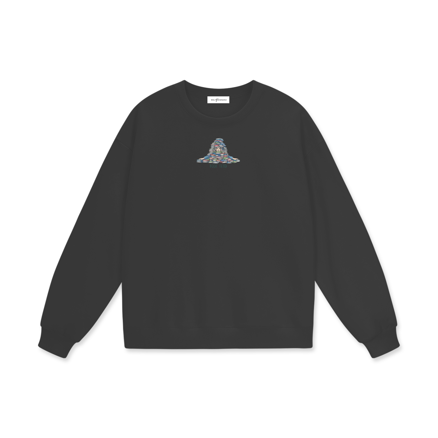 Book Fiend (Pile) Heavyweight Drop Shoulder Sweatshirt