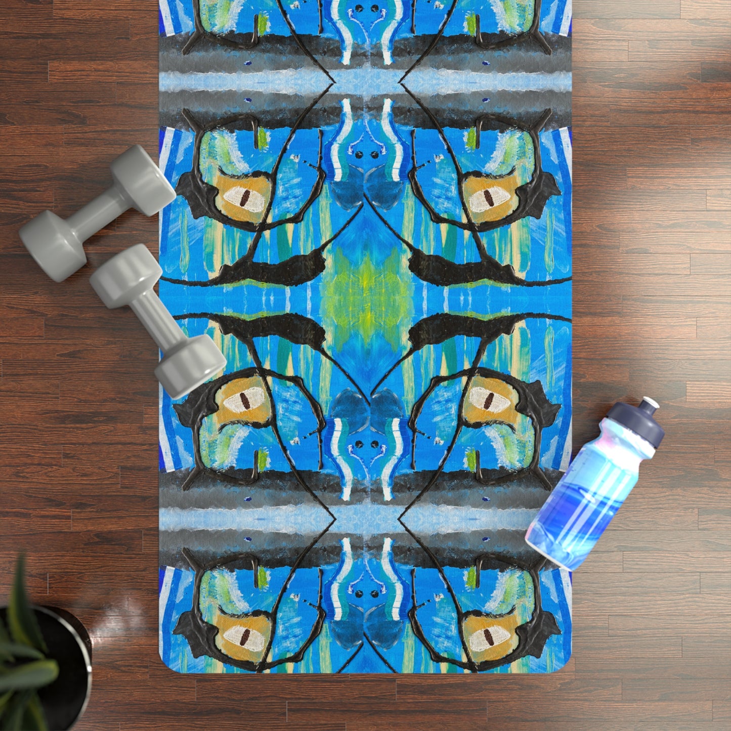 Ink Demo Dome Rubber Yoga Mat