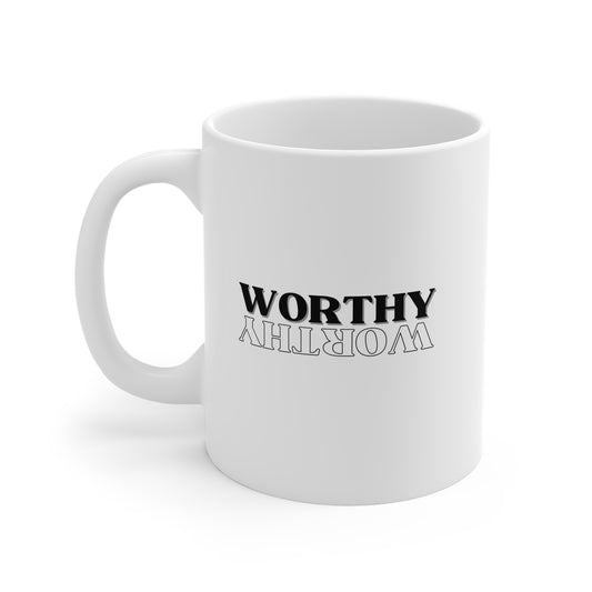Worthy 11oz White Mug