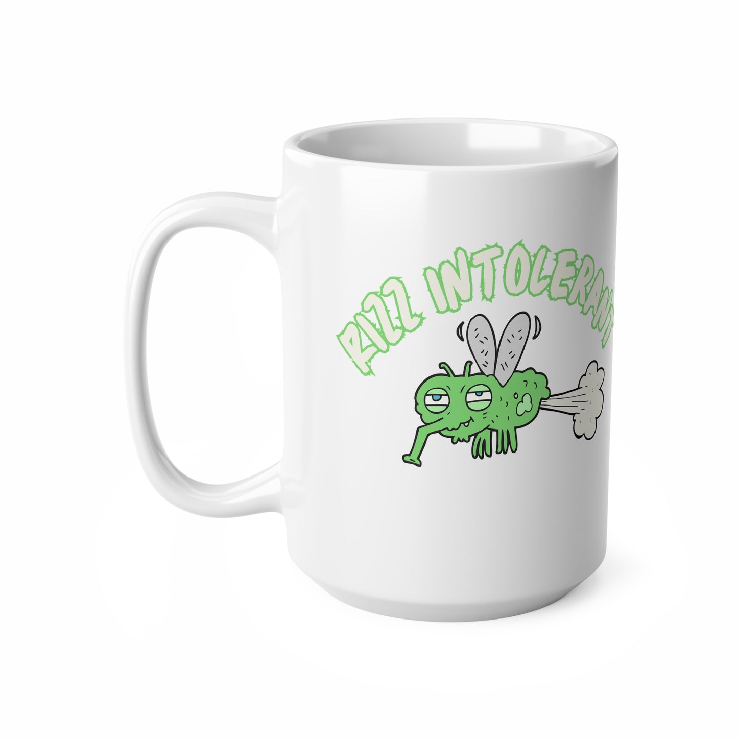 Rizz Intolerant (1) Ceramic Coffee Cup, 15oz