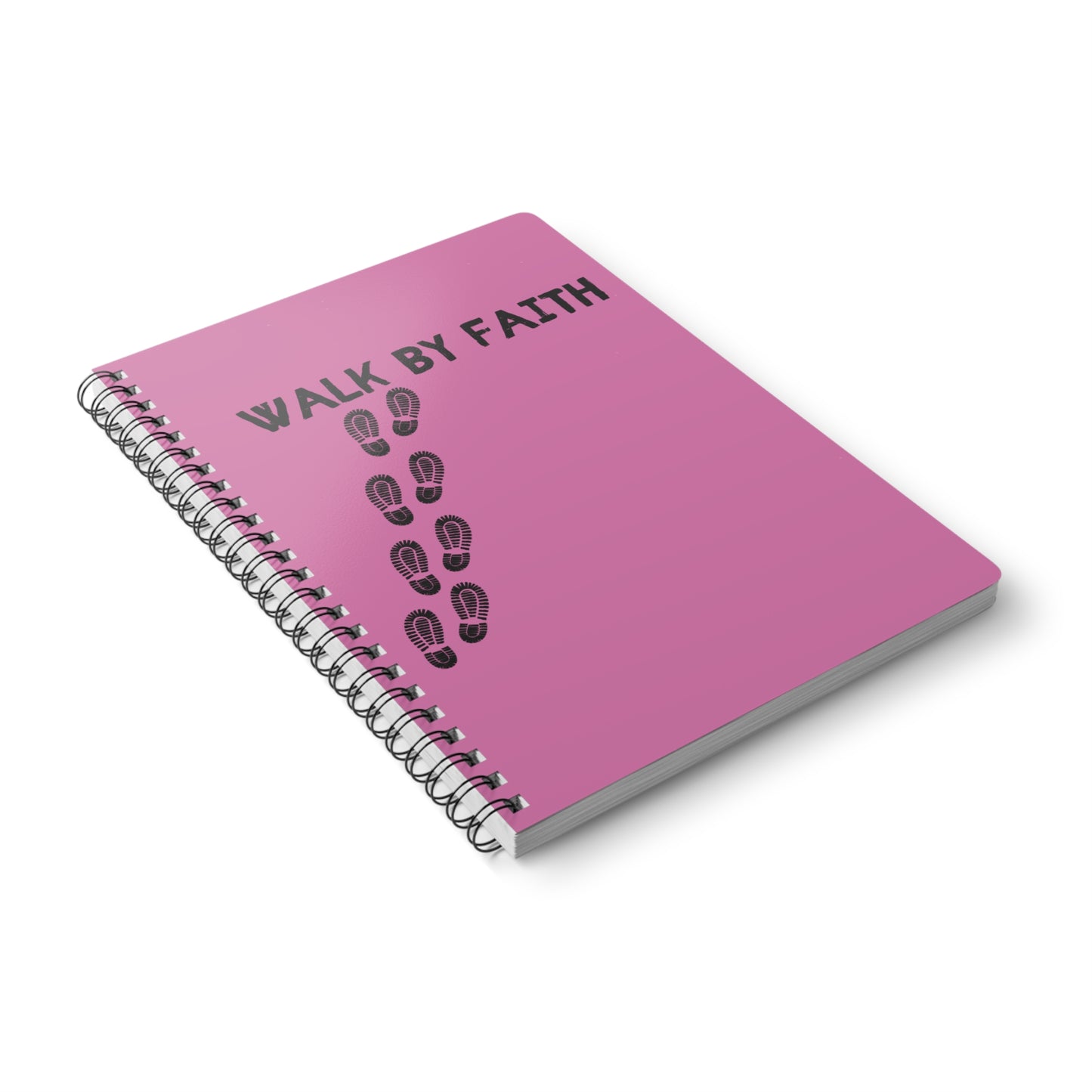 Walk By Faith (2) Wirobound Softcover Notebook, A5