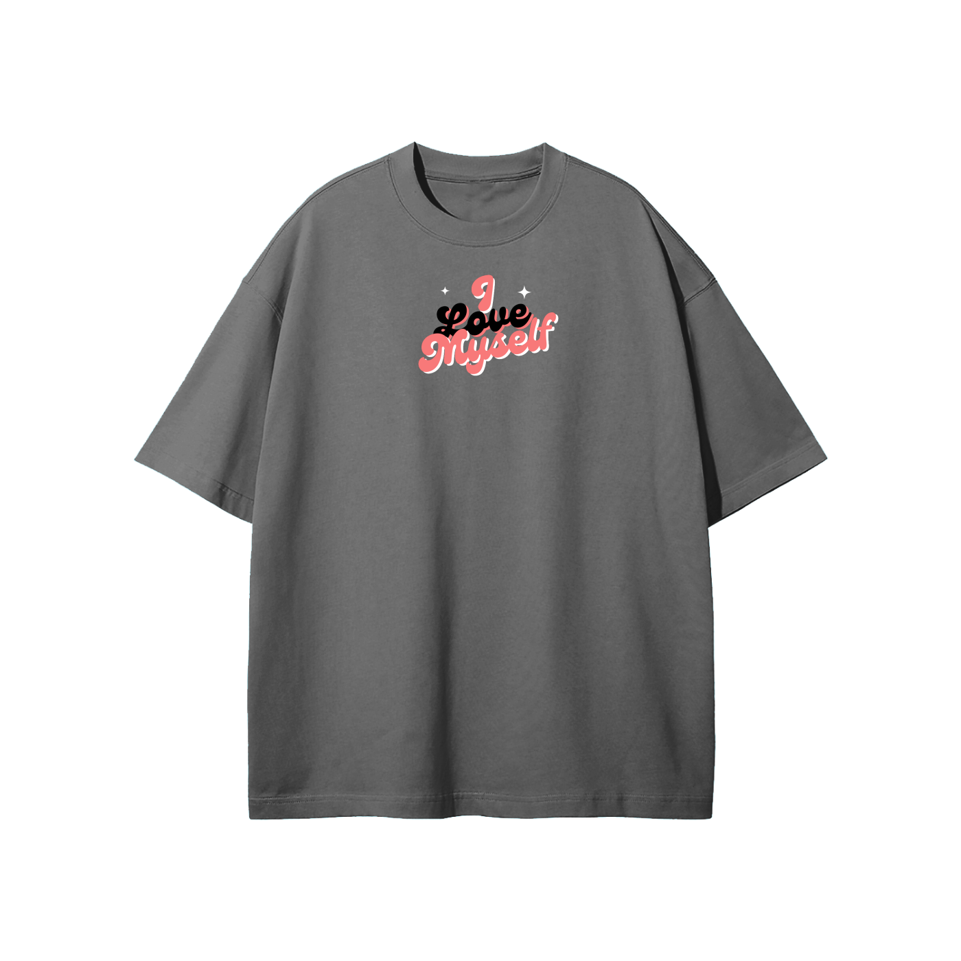 I Love Myself (1) Streetwear Heavyweight Loose Fit T-Shirt