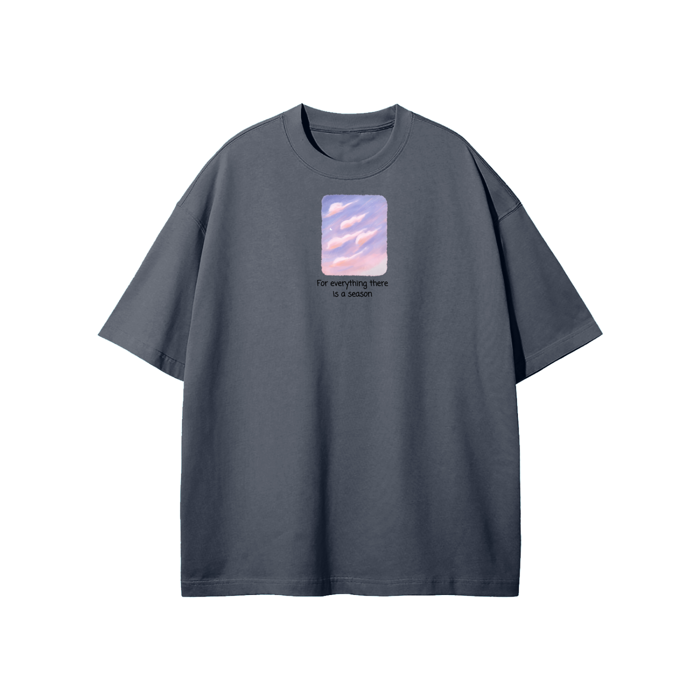 For Everything There Is A Reason Streetwear Heavyweight Loose Fit T-Shirt