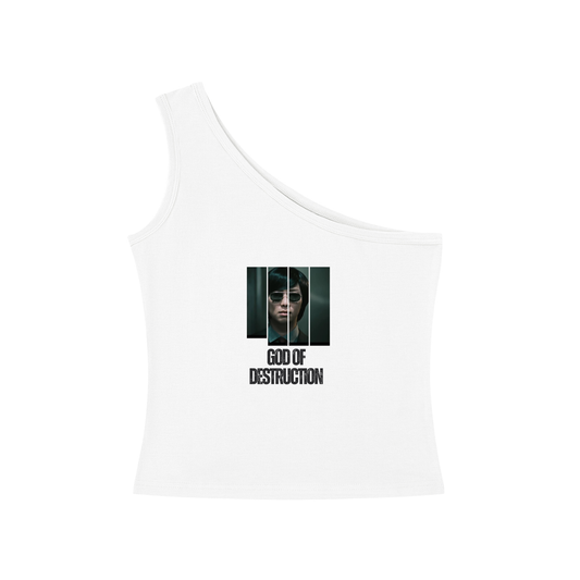 God Of Destruction (Namjoon) One-Shoulder Crop T-Shirt