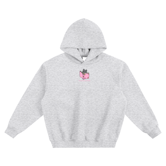 Ask Me What Book I'm Reading Fleeced Boxy Hoodie