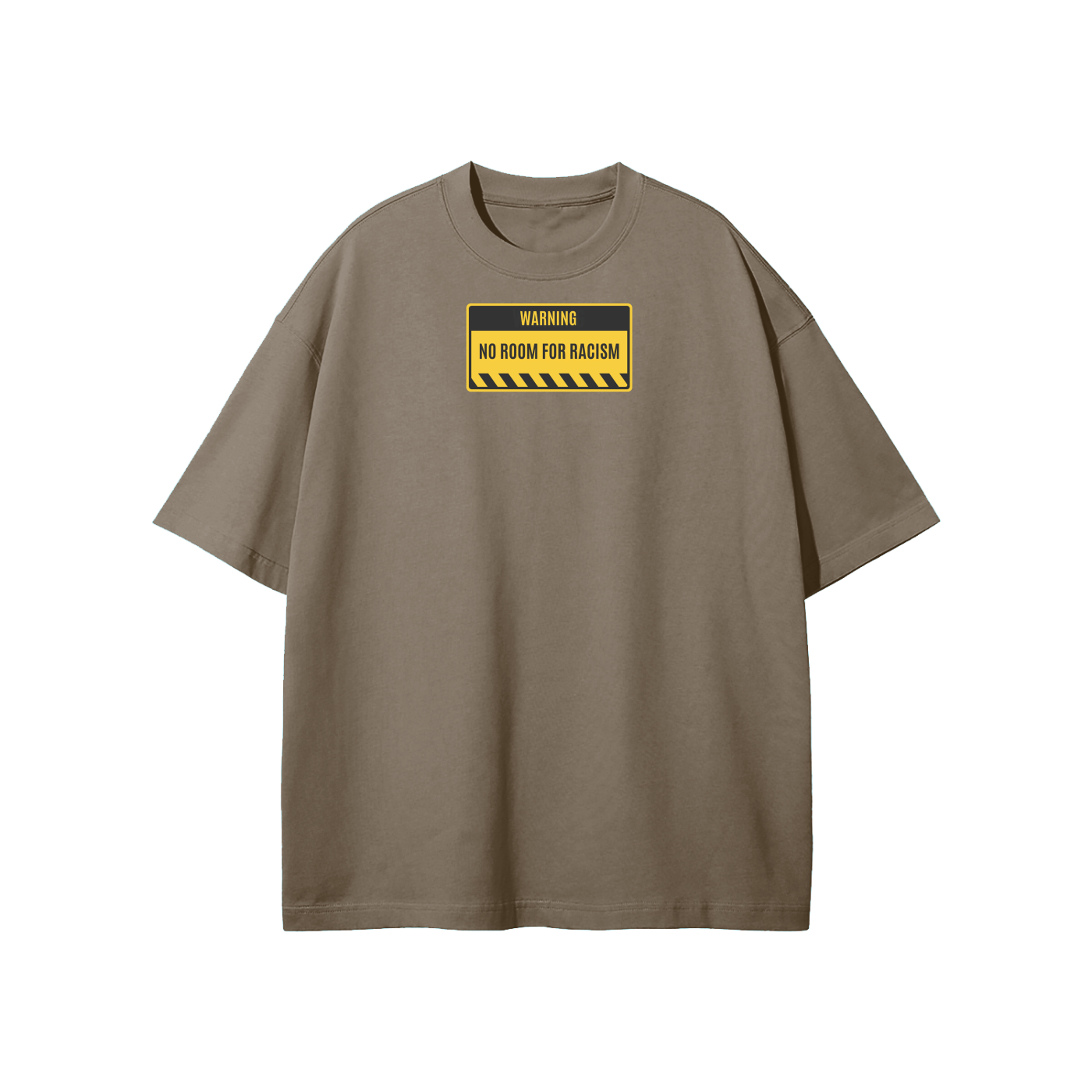 No Room For Racism Streetwear Heavyweight Loose Fit T-Shirt