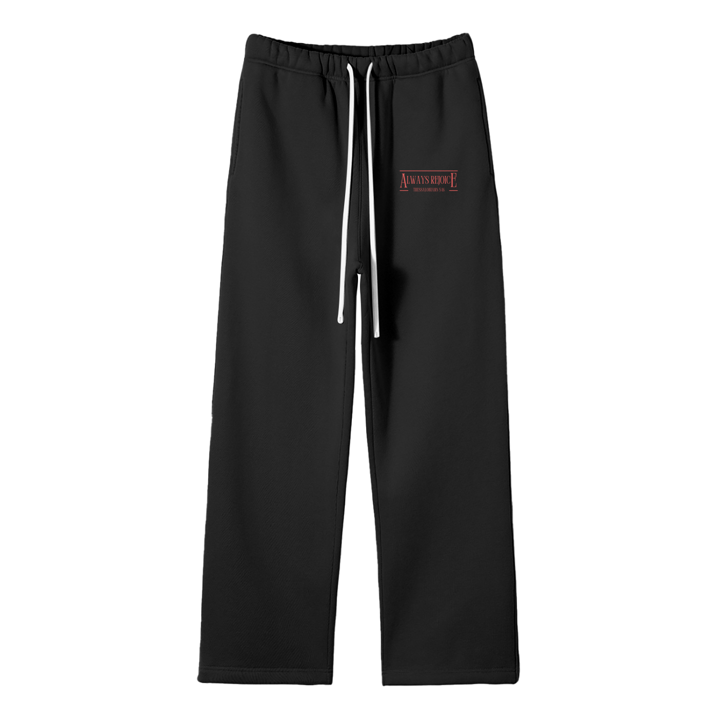 Always Rejoice Streetwear Fleece Straight Leg Pants