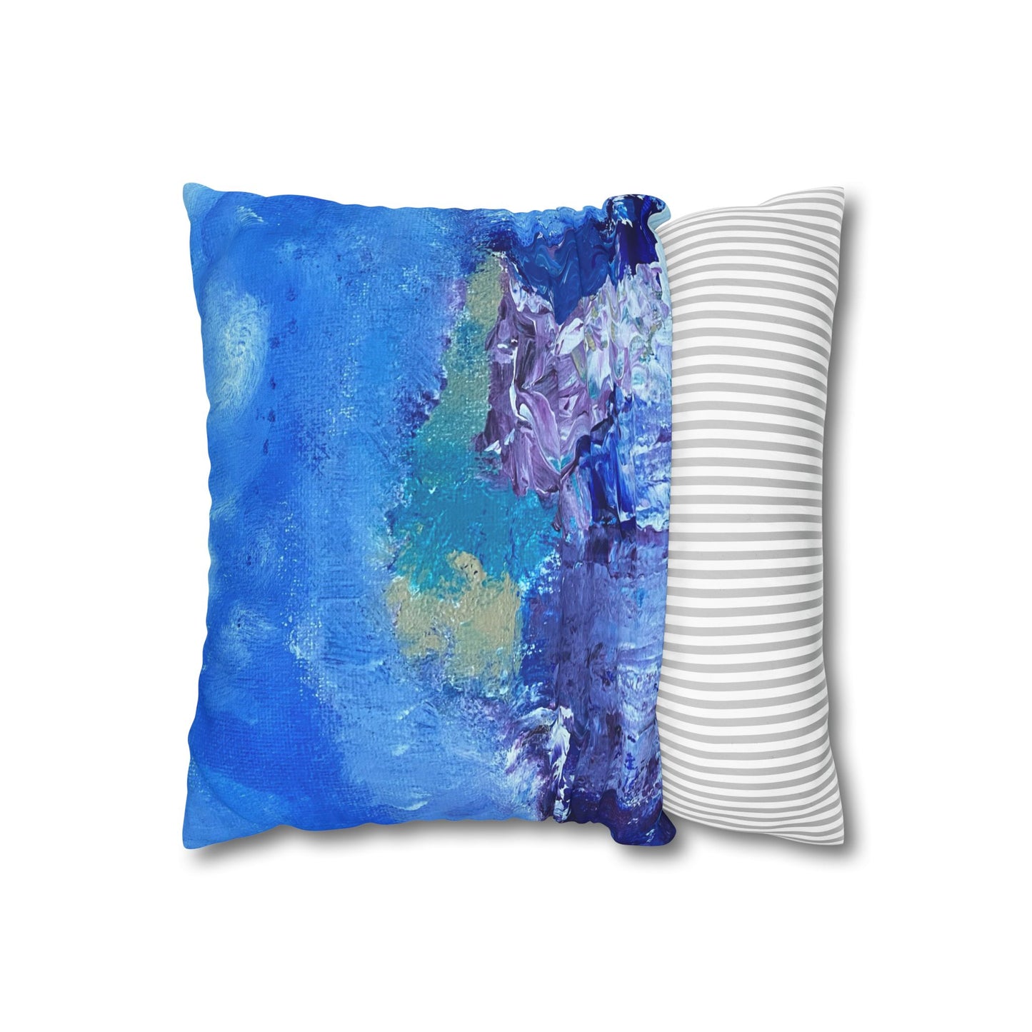 Jus Peak Square Poly Canvas Pillowcase